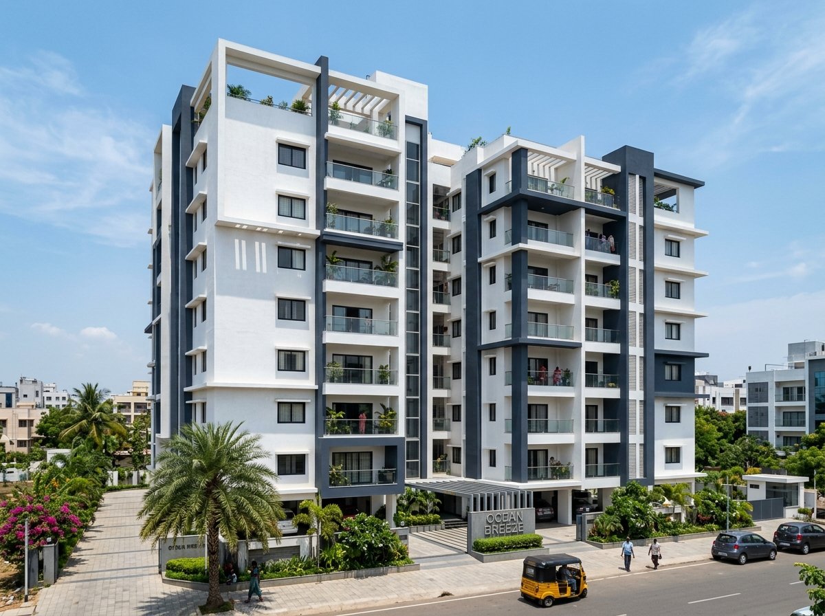 Apartment painting services in chennai commercial building